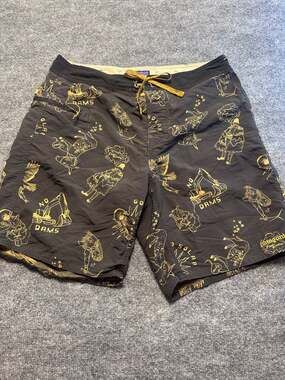 Patagonia Wavefarer Board Shorts Free Rivers No Dams Vjosa Limited Edition Beach